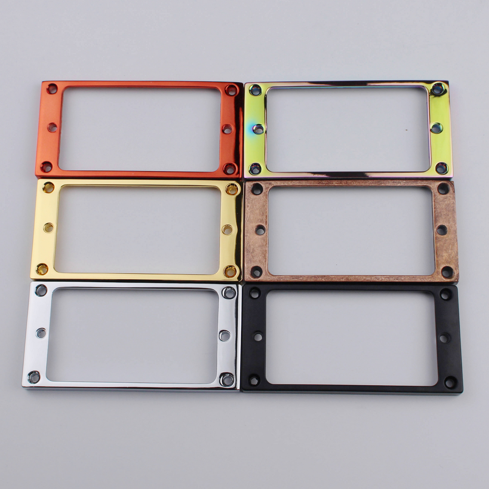 2 PCS Pickup Mounting Rings for Humbucker Pickups Cover Frame Flat Top ...