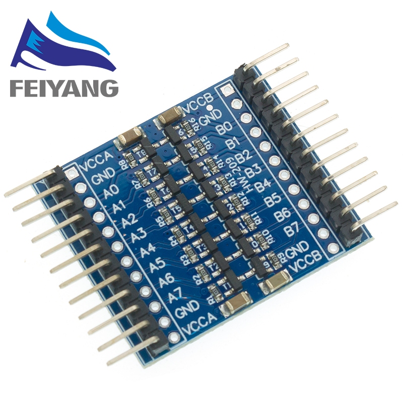 8 Channel 5V/3.3V IIC UART SPI TTL Logic Level Converter for Raspberry ...