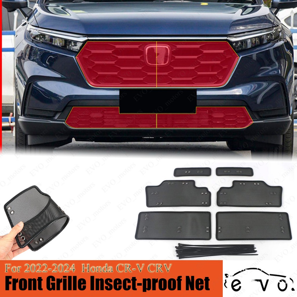 712013A0A110 For Honda CRV 2023-2024 Front Upper Grille Matt Black
