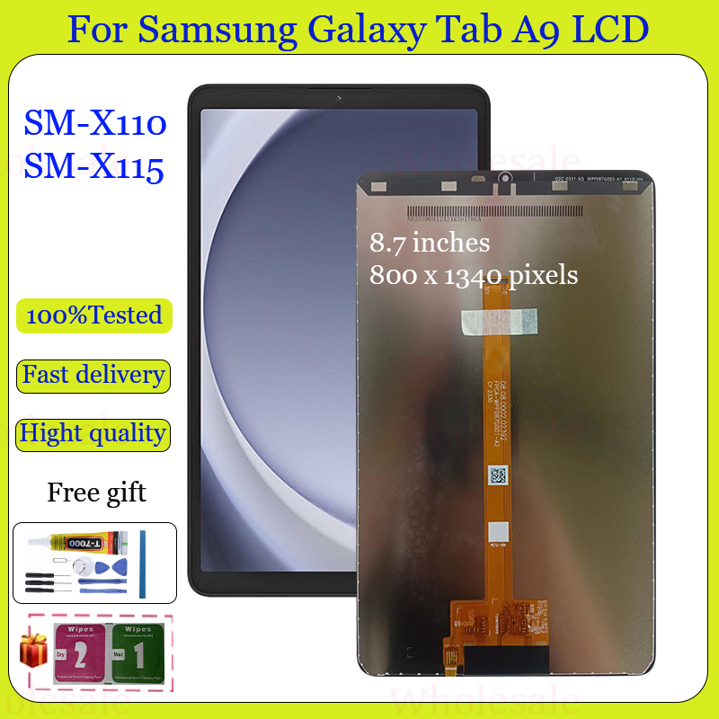 Original 8.7 For Samsung Galaxy Tab A9 X110 X115 SM-X110 SM-X115 LCD ...