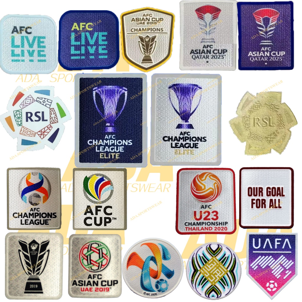 2024 AFC ELITE 2019 Qatar Arab king AFC 2022 U23 2024 Asian Football League Patch AFC LIVE