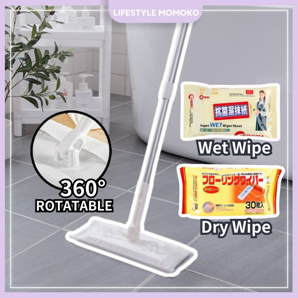 Disposable Tissue Mop Wet Dry Wipe Tissue Wipes Floor Cleaning Paper ...