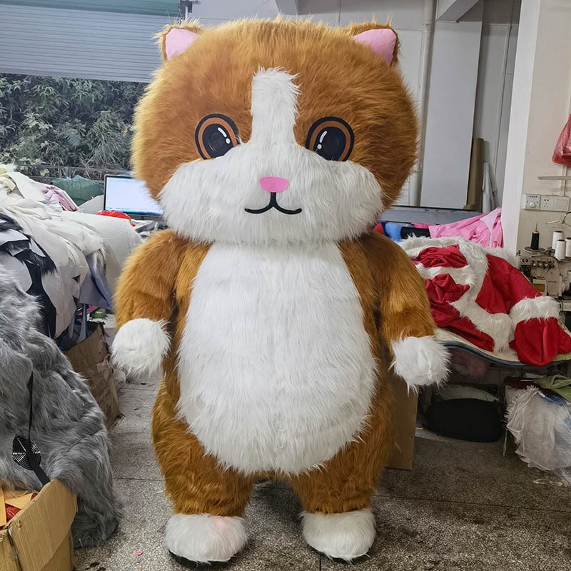 Cosplay Inflatable Giant Cat Mascot Costume Cartoon Doll Walking ...