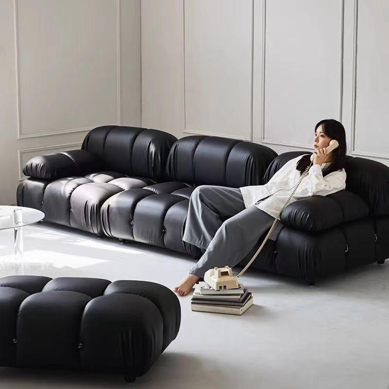 French Retro Module Sofa Black Italian Designer Medieval Style Free ...