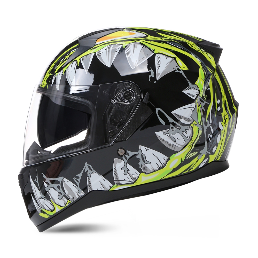 Full Face Helmet Motorcycle Helmet Racing Motocross Riding Racing ...
