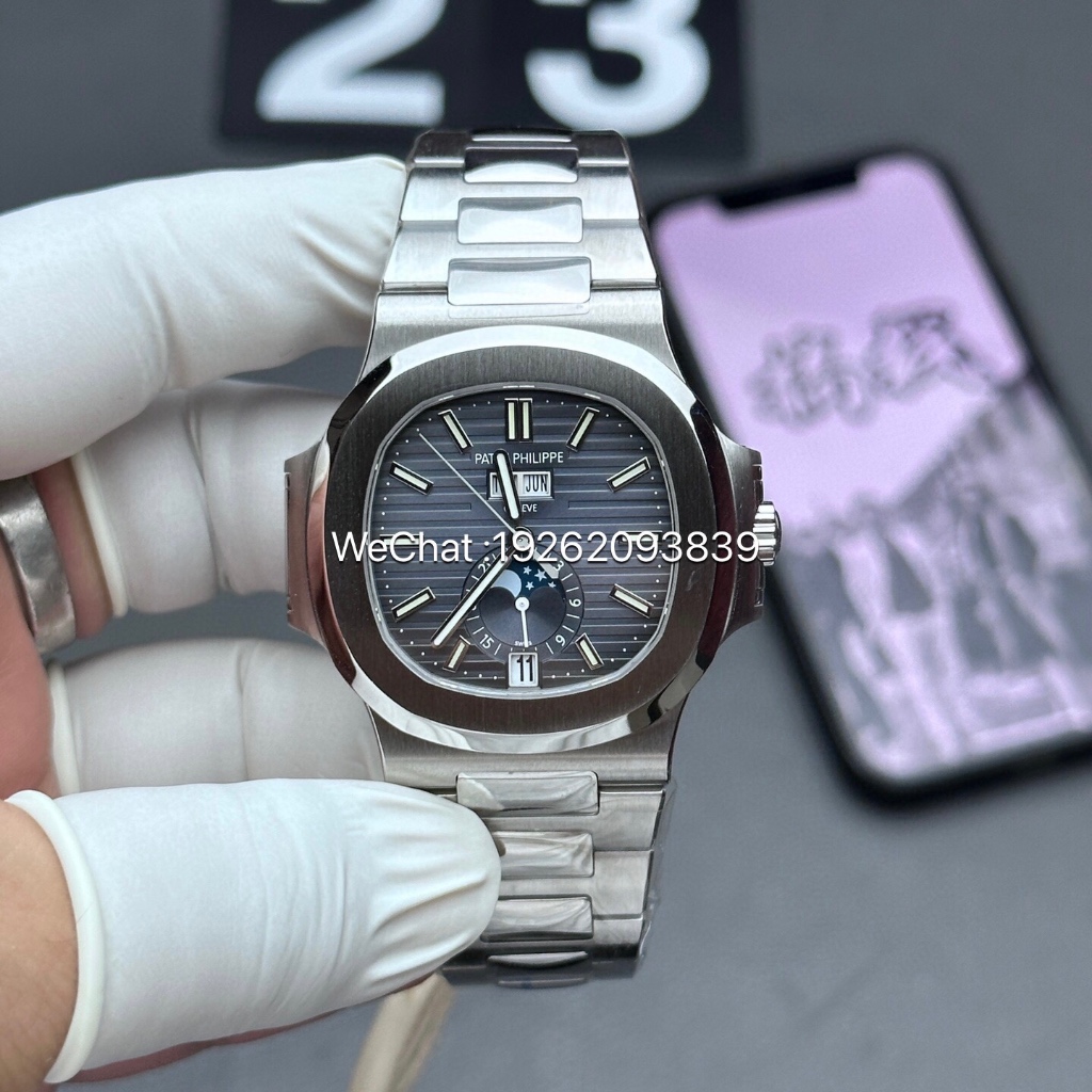Patek_ PPF 3k Nautilus Swiss automatic chain movement sapphire glass ...