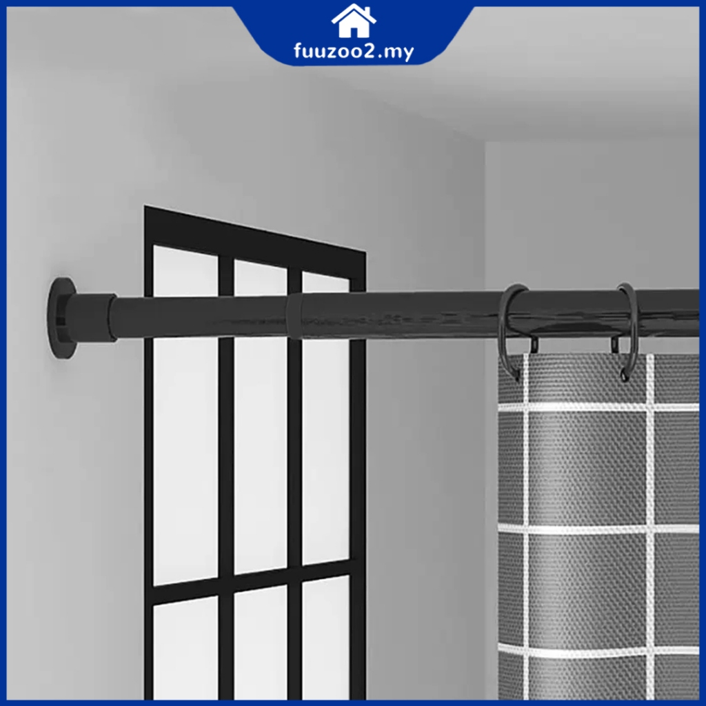 【32mm metal material】468cm Thicken Stainless steel Punch-Free Curtain ...