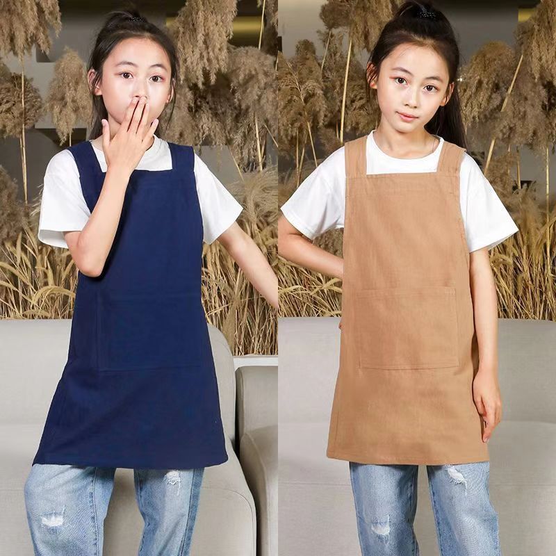 Custom Name Kids Art Apron | FREE Name Printing for Painting, Pottery ...