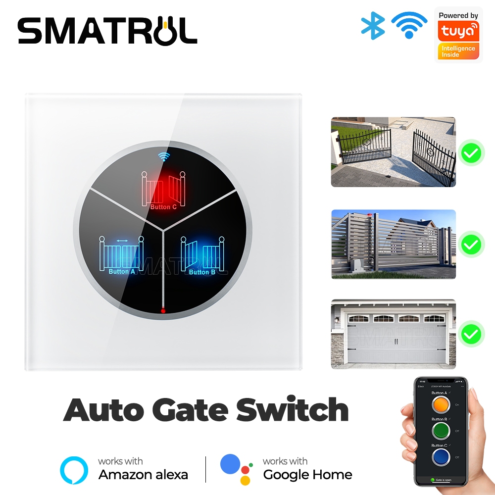 SMATRUL WIFI Tuya Smart Home Automatic Garage Gate Electric Autogate ...