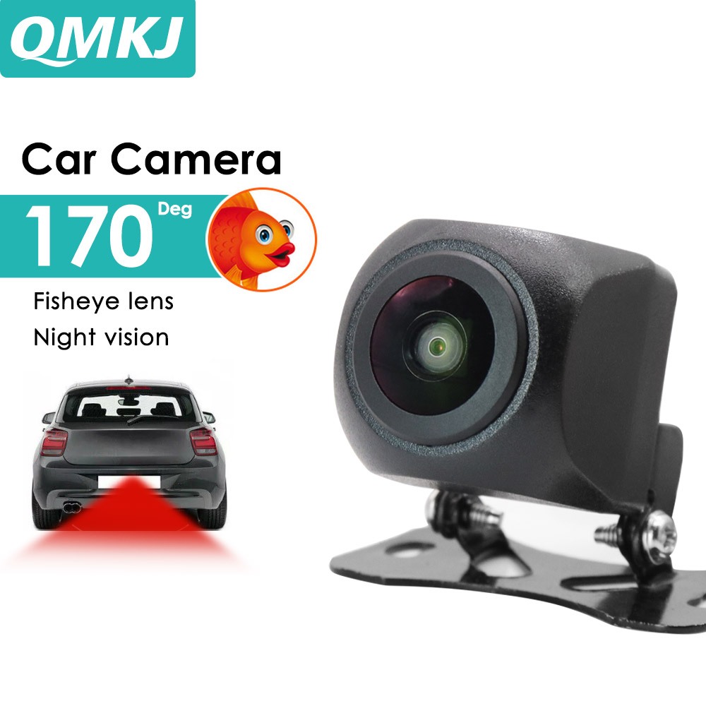 QMKJ CVBS 170 Degree Fisheye Lens Vehicle Rear View Camera Full HD ...