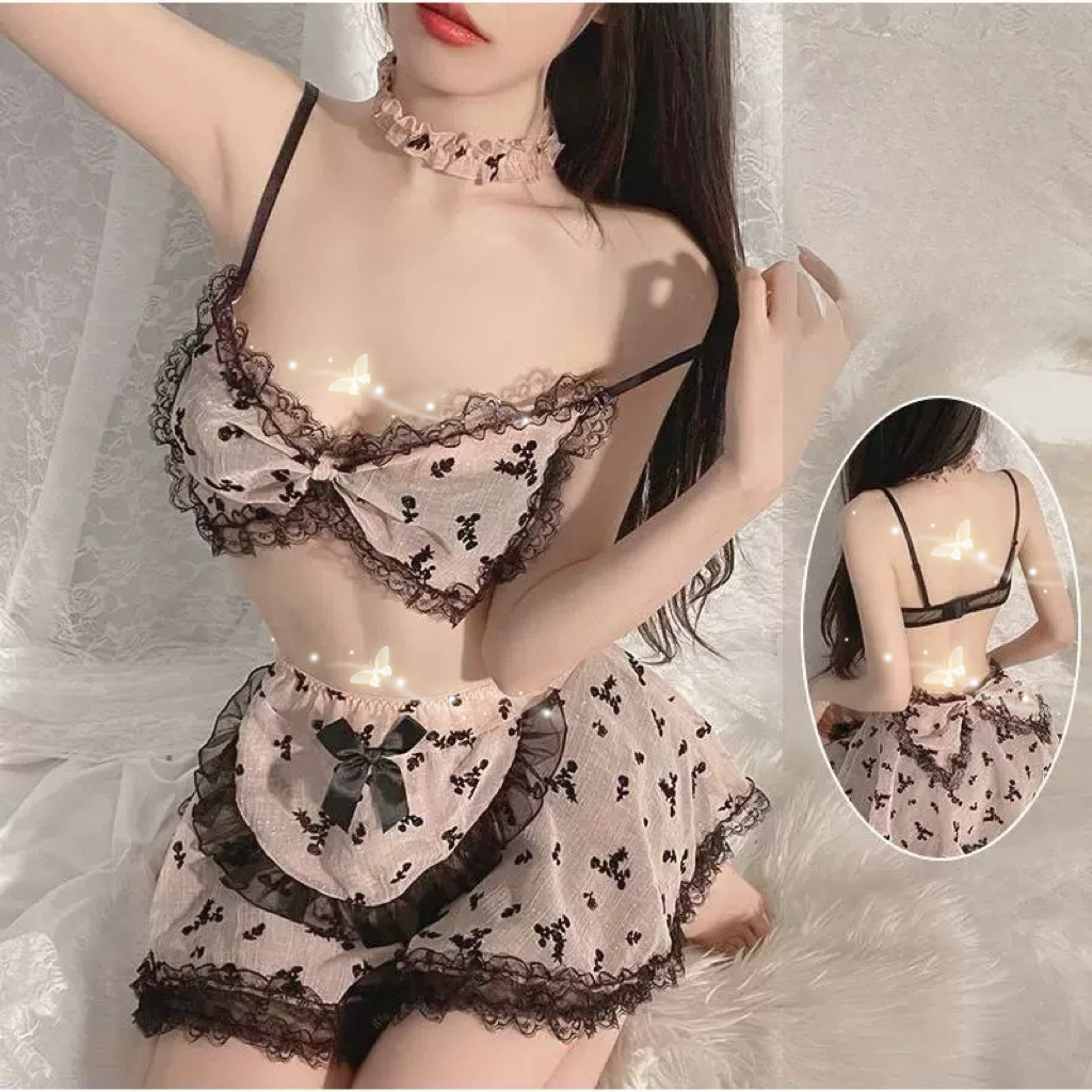 See-Through Maid Set Nighty Cosplay main image 1