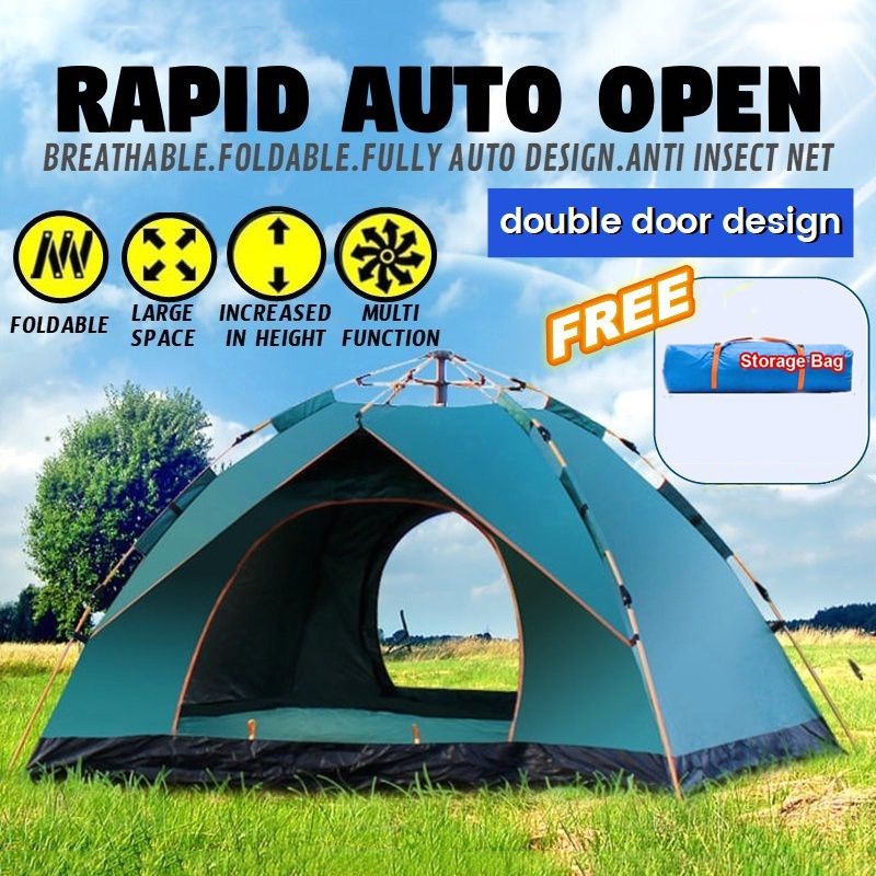 [LOCAL] Outdoor Self-driving Travel Camping Tent Automatic Quick ...