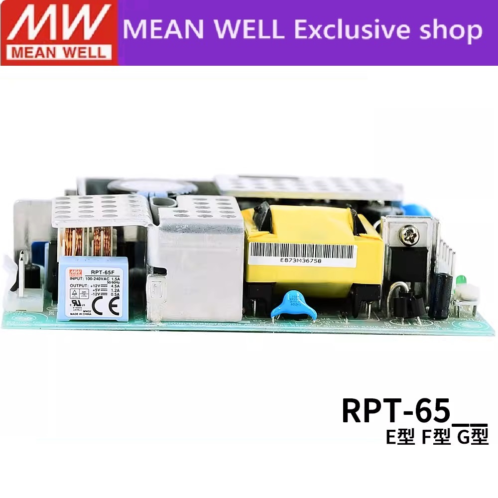 MEAN WELL RPT-65 RPT-65E/65F/65G Switching power supply 65W Triple ...