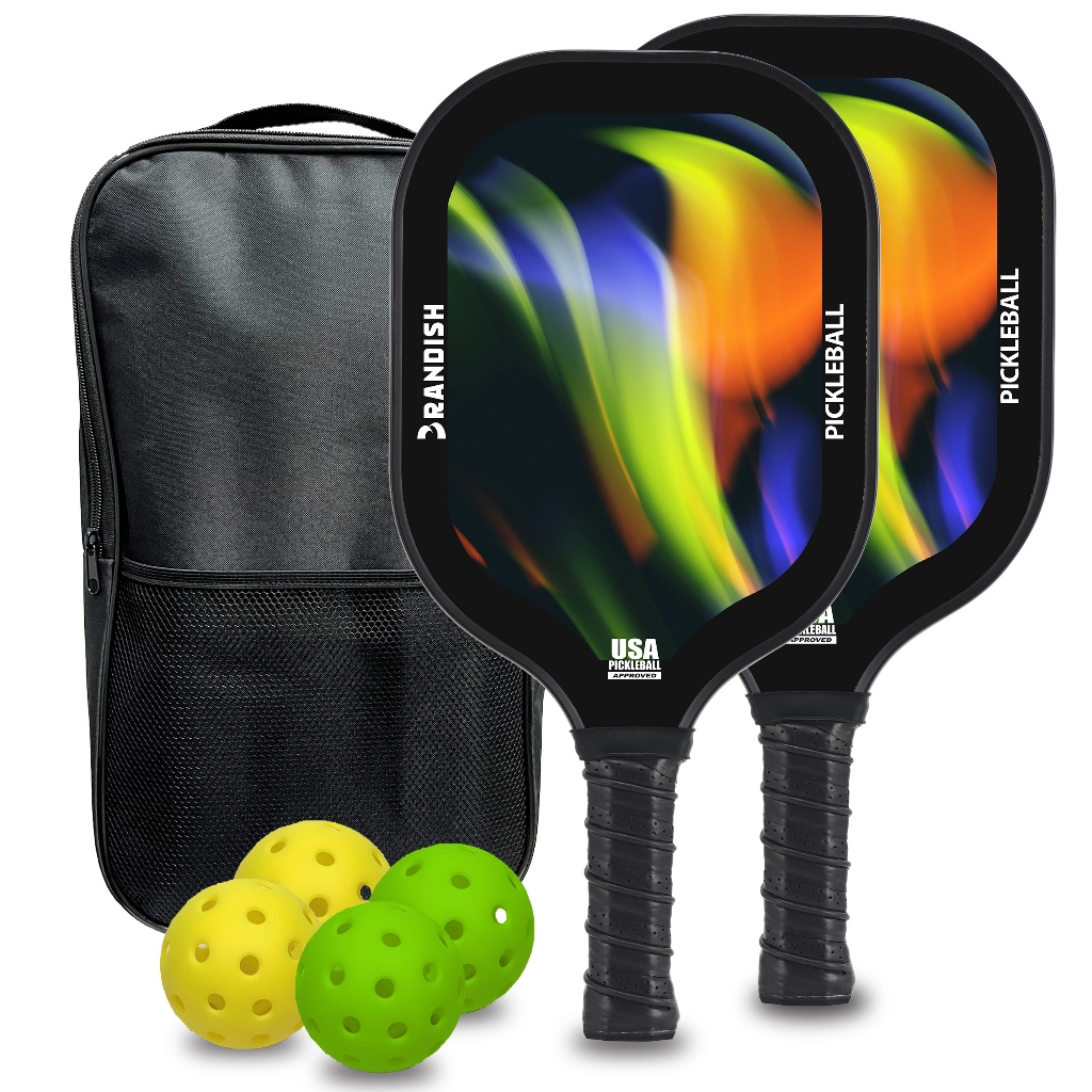 Pickleball Paddle USAPA Approved Carbon Fiber /Fiberglass Pickle Racket ...