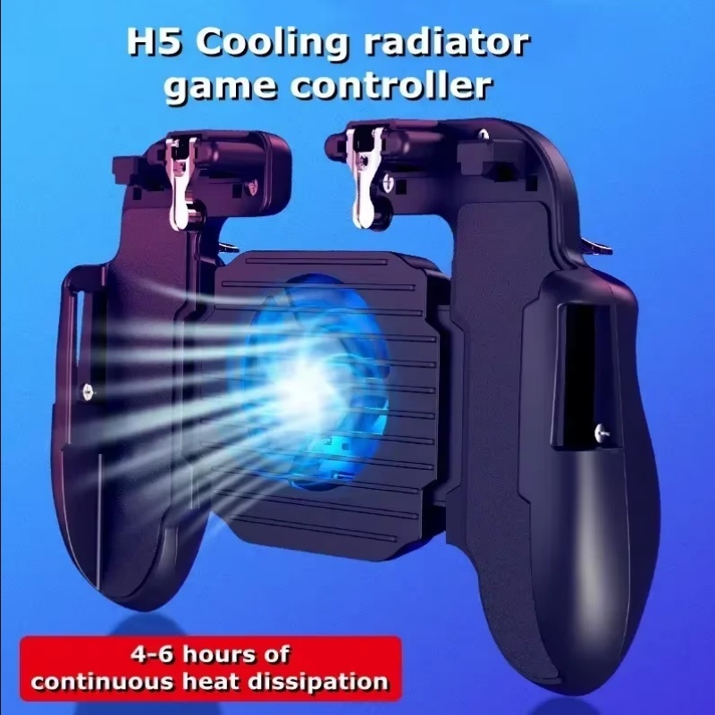 For Mobile iOS Android PUBG H5 Controller Gamepad with Cooling Fan