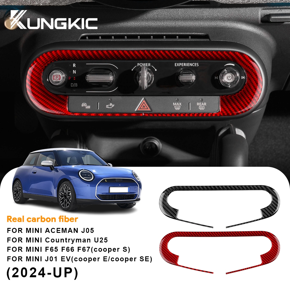 KUNGKIC Lot de 2 extensions de volant en aluminium DSG pour Mini F65 F66 JCW, MINI U25 Countryman JCW 2024 2025 Mini F65 F66 JCW, accessoires de décoration intérieure (argenté