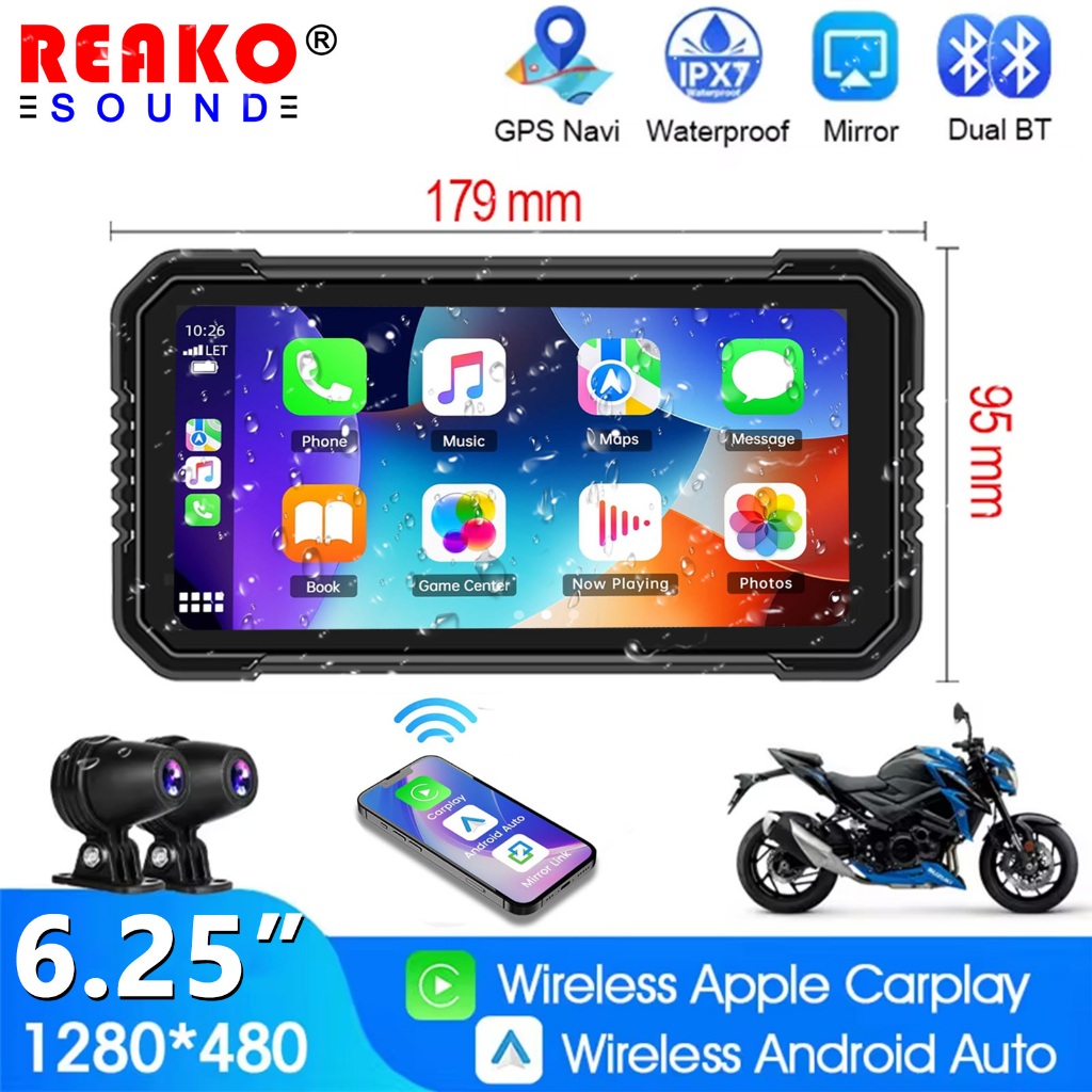 Car Motorcycle Navigation System carplay Connect Mobile Phone