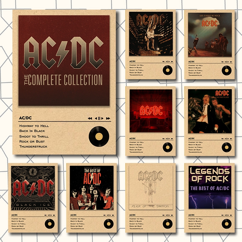 AC/DC Posters Hot Music Album Star Poster Rock Poster Hip Hop Posters ...
