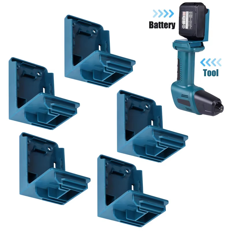 NEW Power Tool Battery Mount Holder 2-in-1 Stand For Makita/DEWALT ...