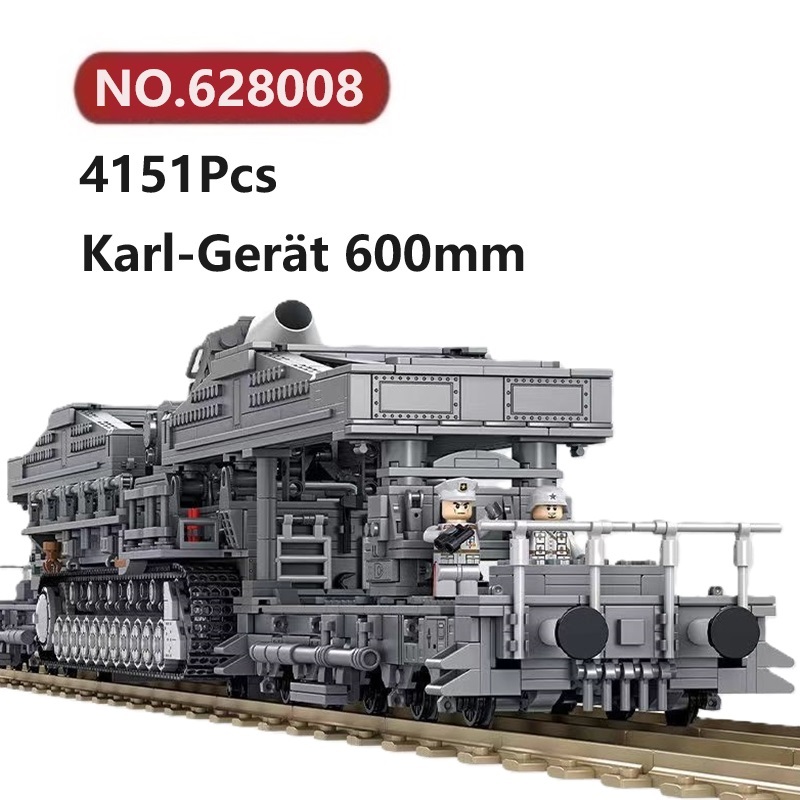 Karl-Gerät(129cm)Building Blocks 4151 Pcs Panlos Brick Tank Bricks Toy ...
