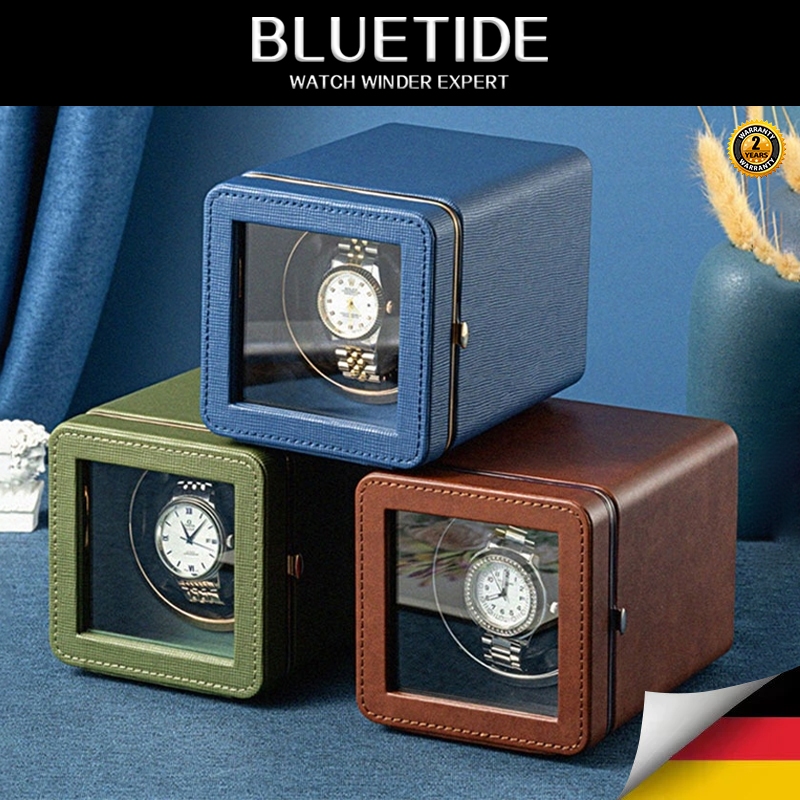 BLUETIDE Watch Winder Box for 1 Slots Automatic watch box with Quiet ...