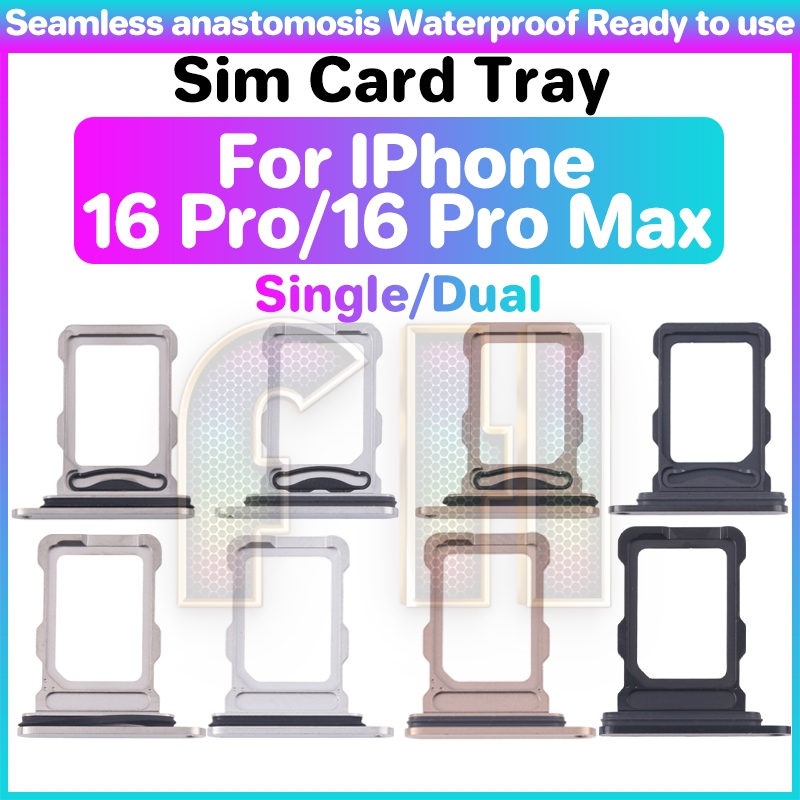 Sim Card Slot Tray Holder For iPhone 16 pro max Sim+ sim Card Reader ...