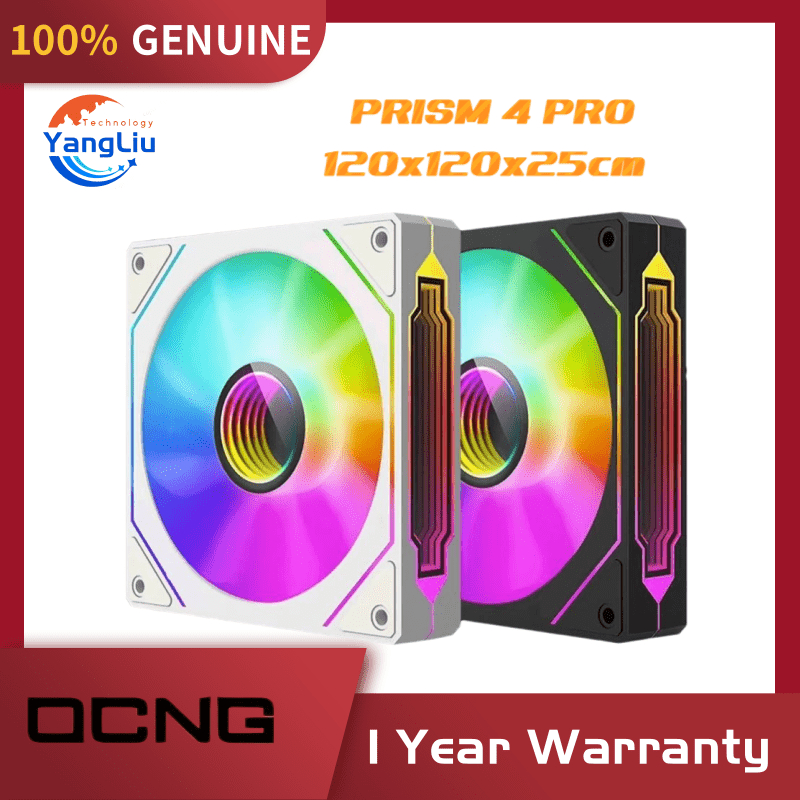 OCNG Prism GEN4 PRO PC Case Fan 120mm Quiet Cooling Fan 5V 3Pin ARGB