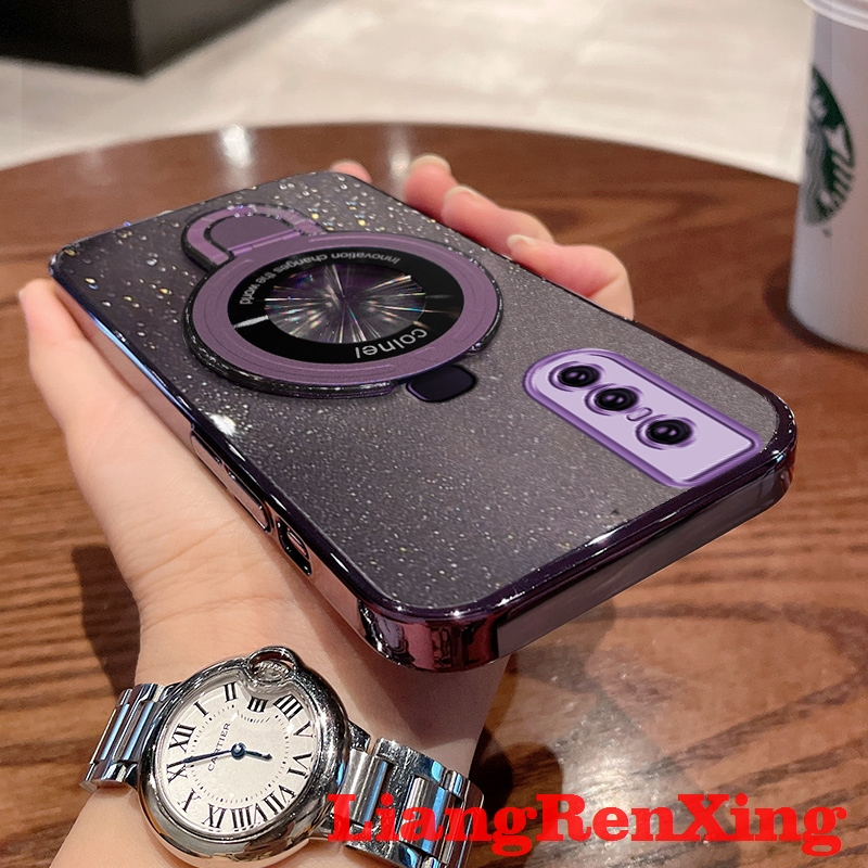 Case for VIVO 1819 VIVO V15 phone casing Softcase Silicone shockproof Cover  new design Clear with holder aesthetic SFWXZJ02