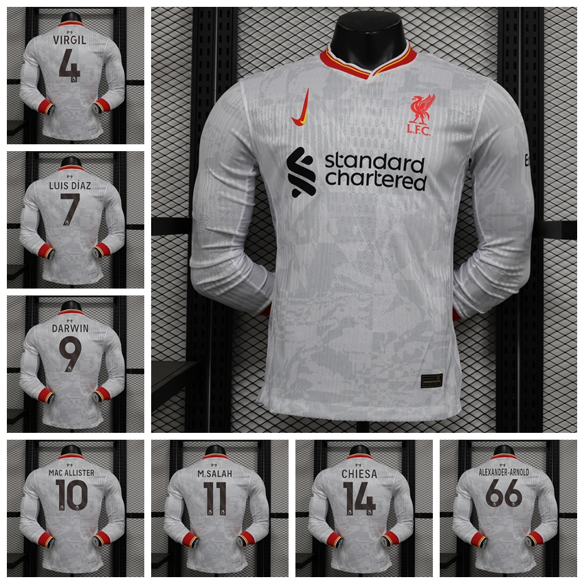 2024-25 Season Liverpool Second Away Long Sleeve Player Version ...