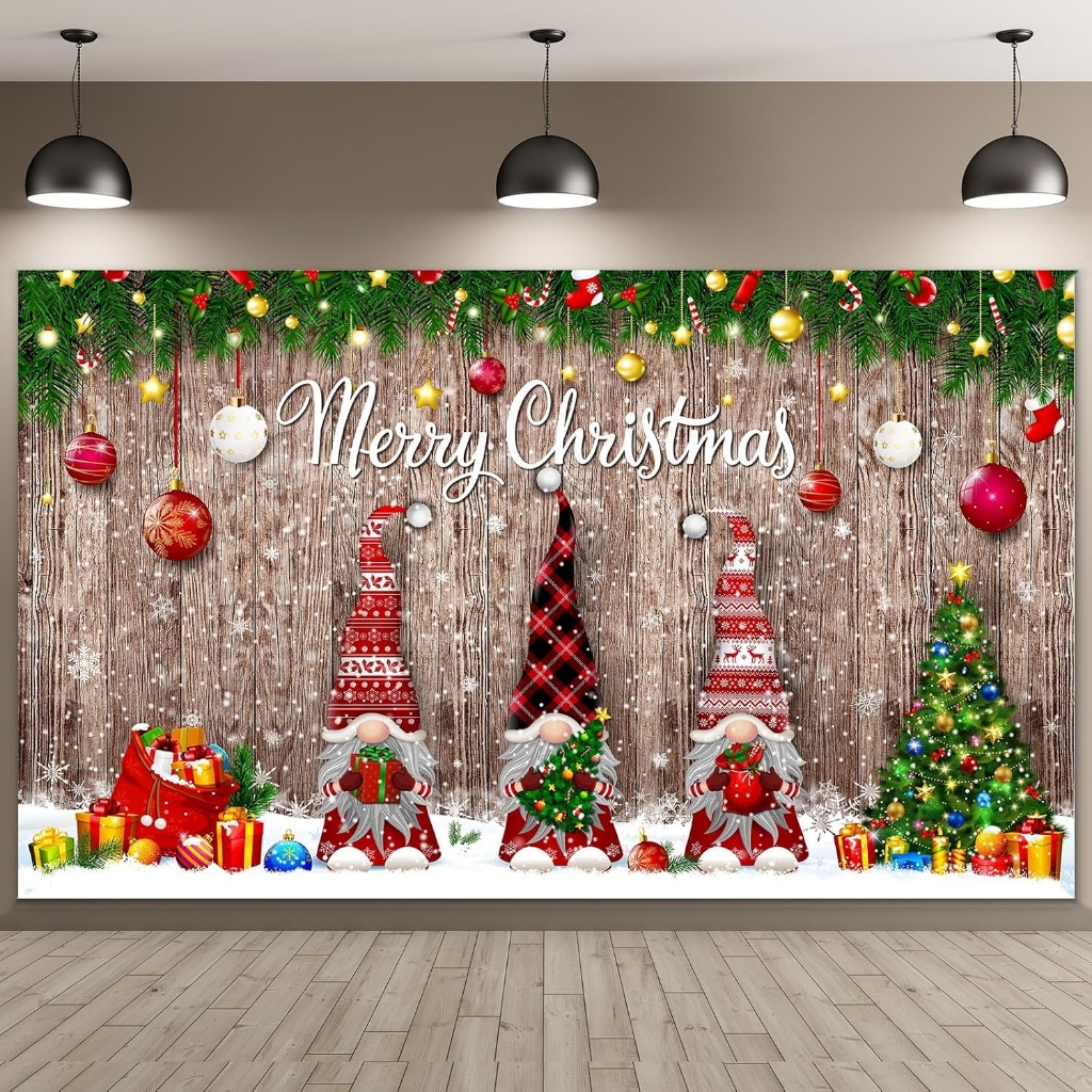 Christmas Backdrop Merry Christmas Red Candy Cane ... - Sa - View #10