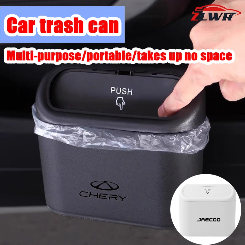 ZLWR car trash can car storage box door car hanging car storage bucket ...