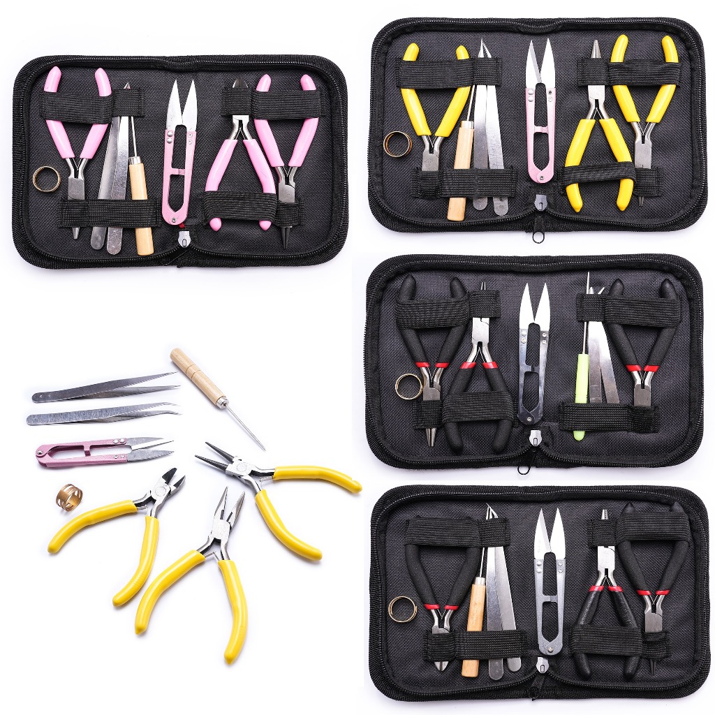 START-UP 8pcs/set jewelry handmade beading tool set pliers and scissors ...