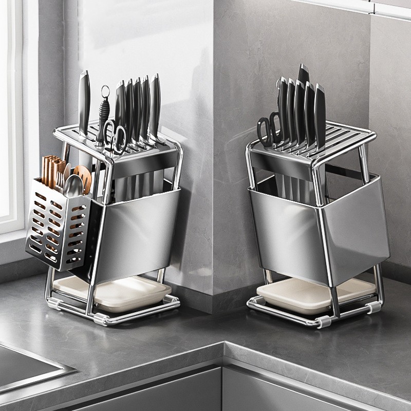 Multifunctional Knife Holder Kitchen Storage Rack Knife Holder Rack ...