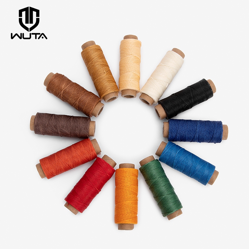 WUTA Waxed Thread Round Polyester Sewing Threads Leather Craft Hand ...