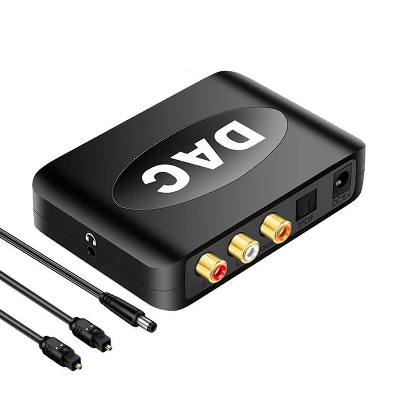 192kHz Digital to Analog Audio Converter DAC with Remote Coaxial