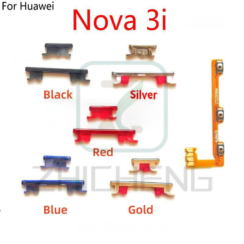 For Huawei Nova 3i Power Button ON OFF Volume Up Down Side Button Key ...