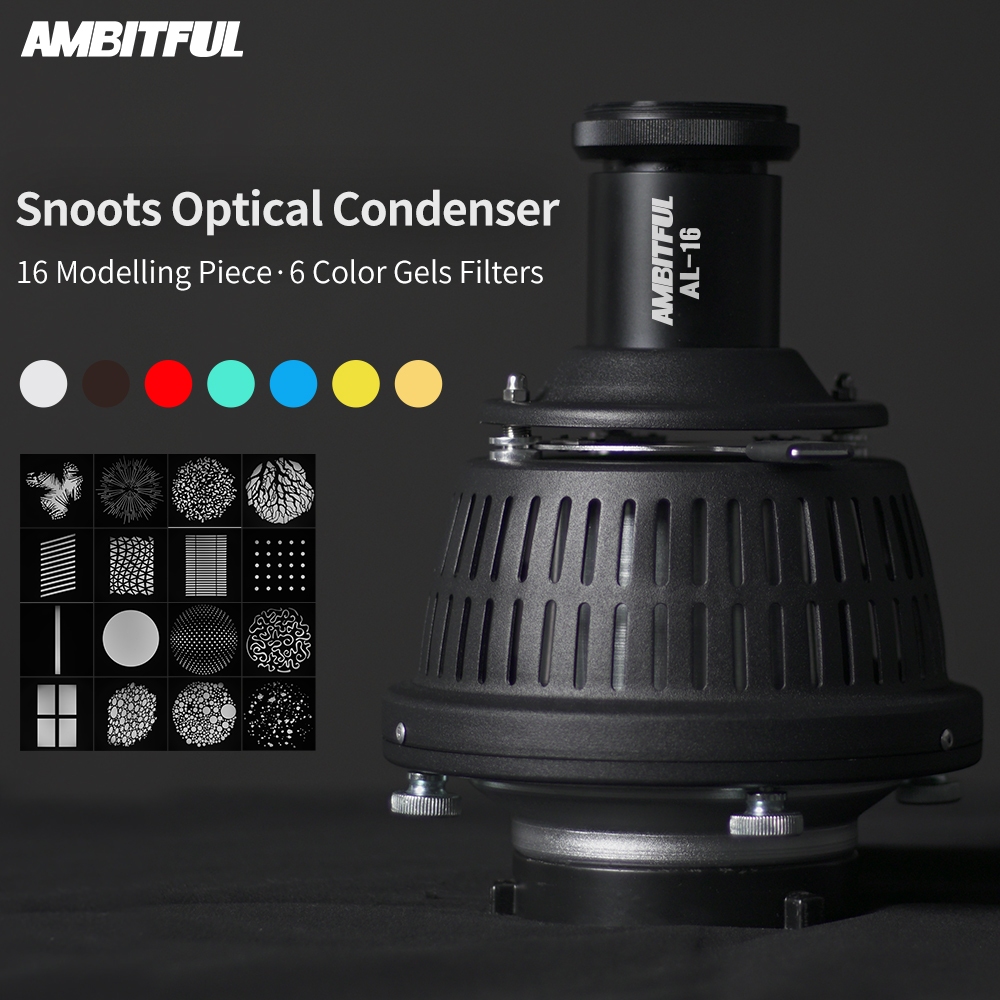 Ambitful AL-16 PRO Bowens Mount Split Focalize Conical Snoot Optical ...