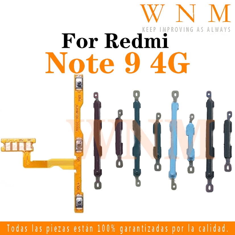 New For Redmi Note 9 4G Power button flex on / off Switch Button Side ...