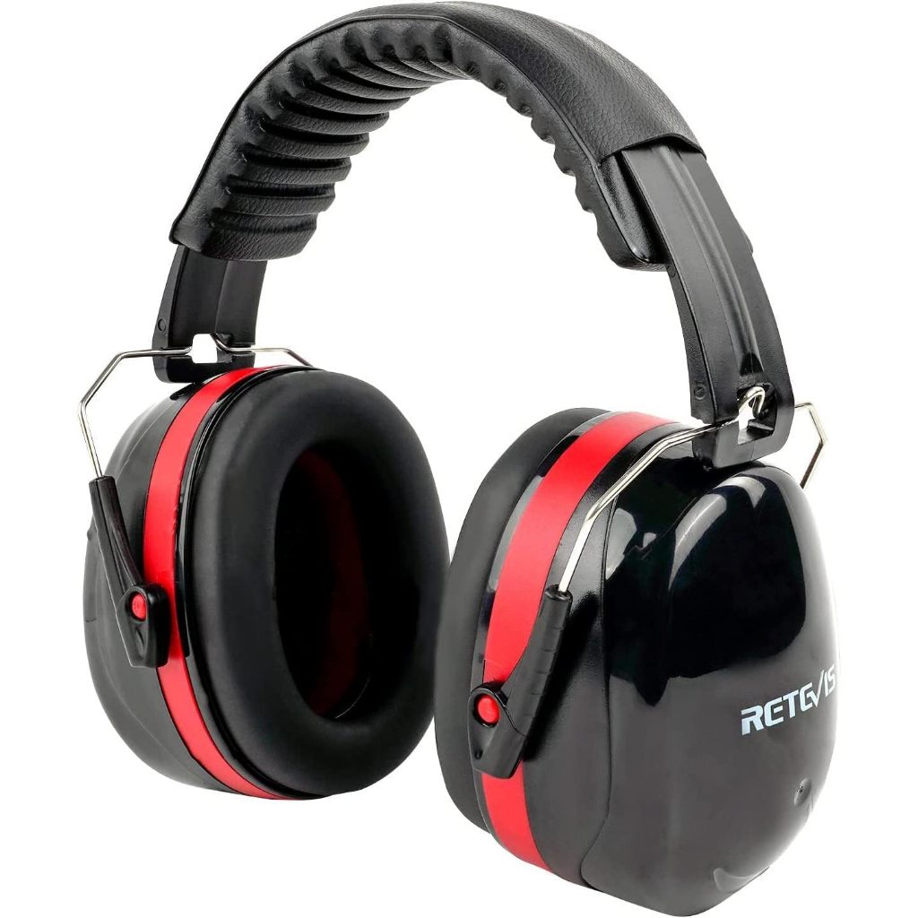Retevis Ear Protection Foldable Earmuff Noise Reduction Adjustable ...