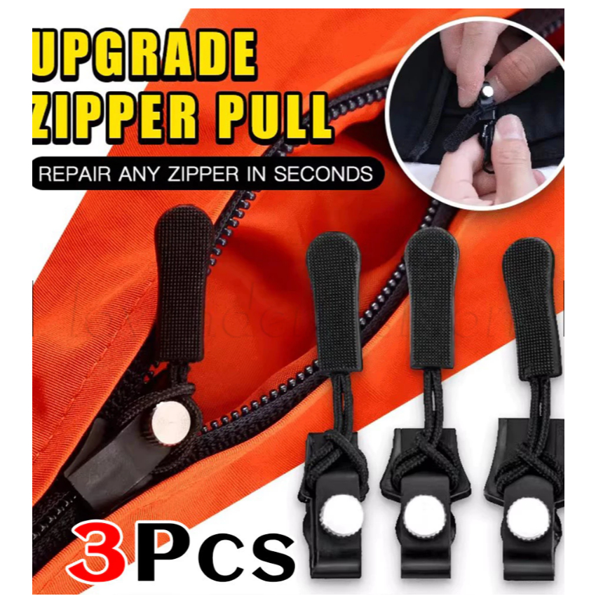 [ready stock]1/2/3PCS Universal Instant Zipper For Jacket Luggage Bag ...