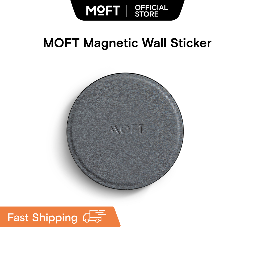 MOFT Slim Flat Stick-On Magnetic Wall Sticker Universal With Snap Phone ...