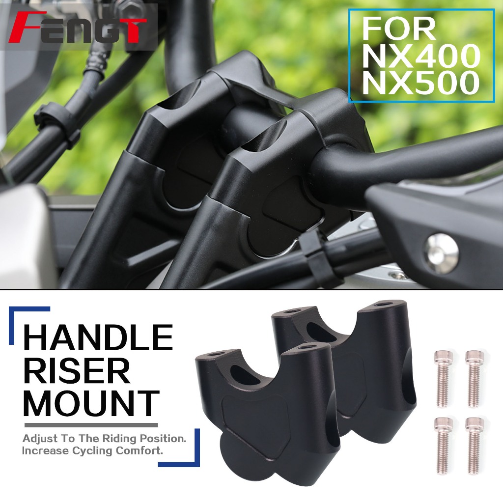 For Honda NX500 NX400 Motorcycle Handlebar Riser Bar Mount Handle ...