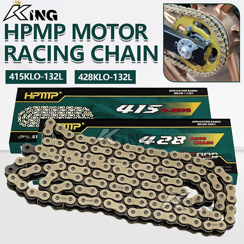 HPMP 415 428 KLO 132L Rantai O Ring Chain Takasago Oring O-Ring Gold ...
