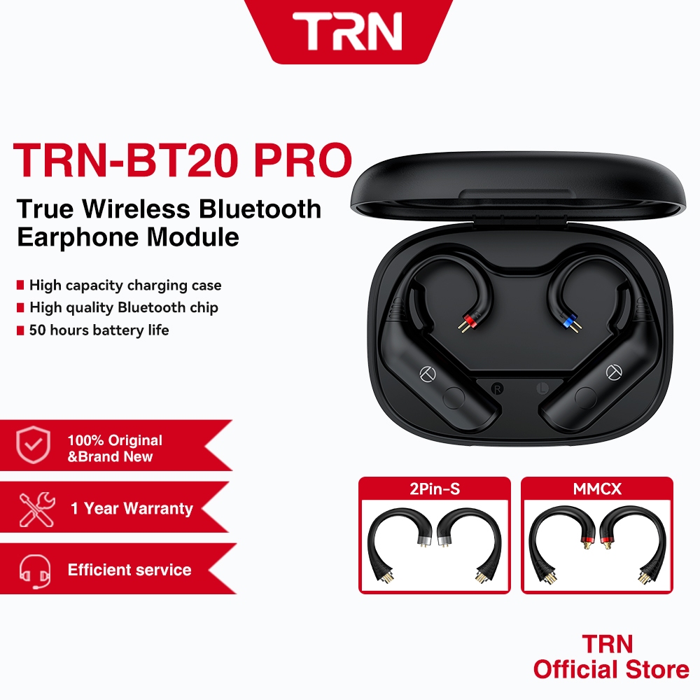 TRN BT20 PRO Wireless Bluetooth 5.3 HIFI Earphones Module Replaceable ...