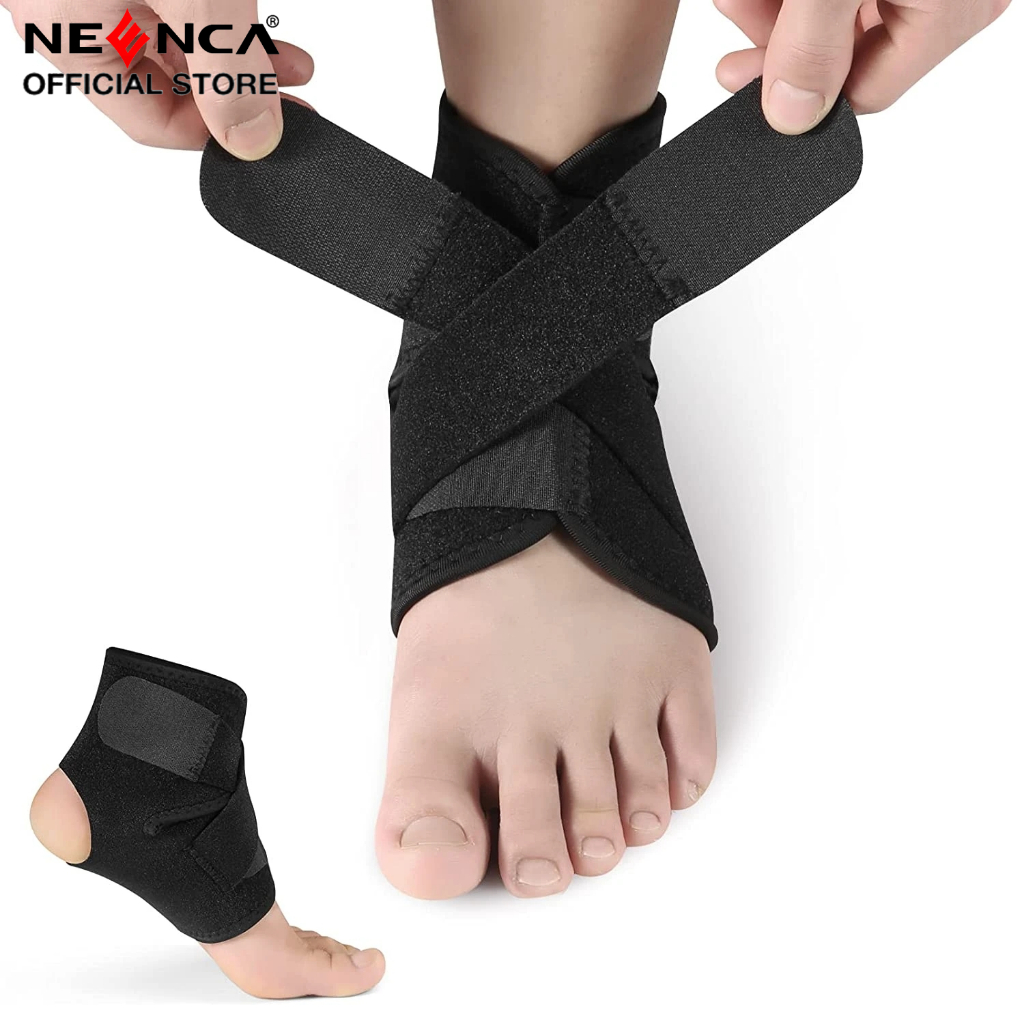 NEENCA Ankle Support Adjustable Ankle Brace Wrap Strap for Achilles