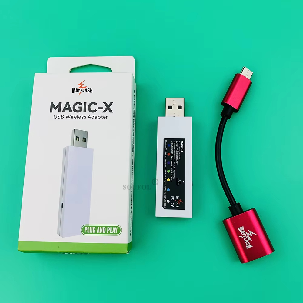 New Mayflash MAGIC-X Wireless Bluetooth-compatible for PS5 PS4 Switch ...