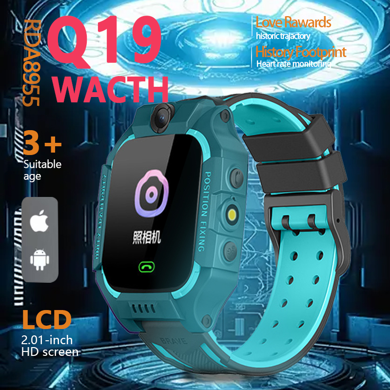 Q19 smartwatch for kids with sim card Wireless Charging Fitness Tracker ...
