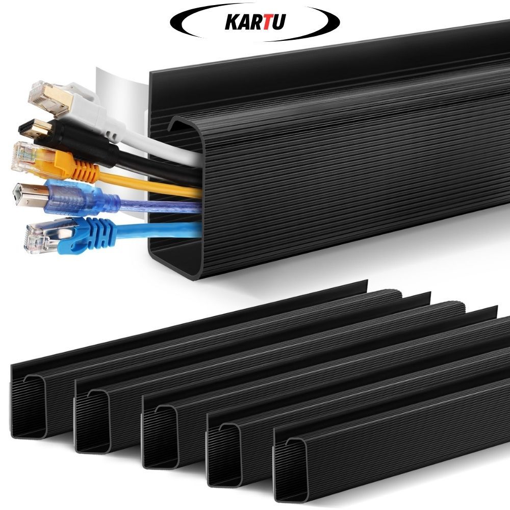 【Ready Stock】2 Pack 16-Inch Office Cable Raceway, J Style Cable ...