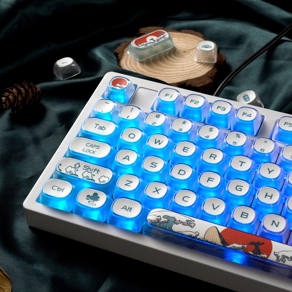 XVX Coral Sea MOA Profile Dye-Sub PBT Keycap 141-key | Shopee Malaysia