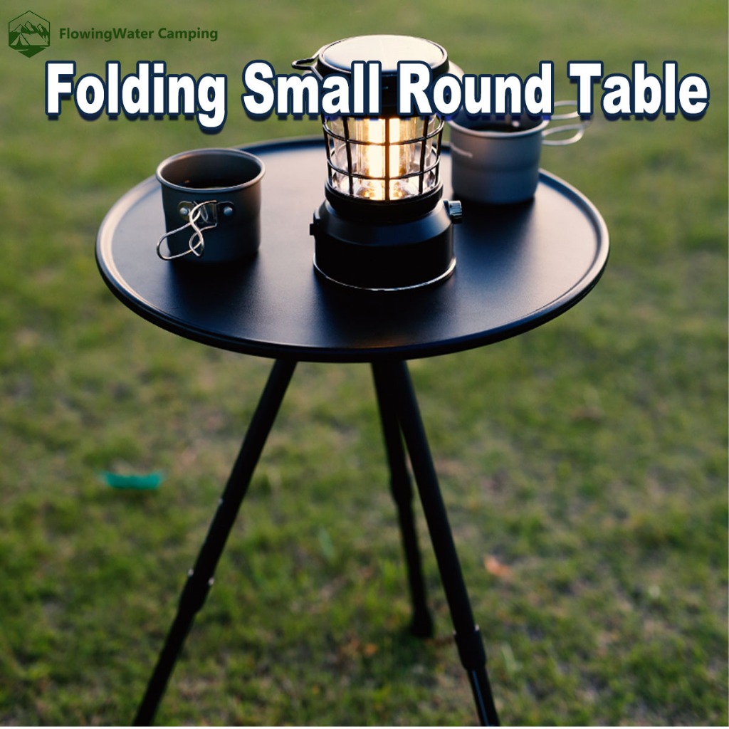Camping RoundTable Tea Coffee Tripod Table Desk Outdoor Garden Picnic ...